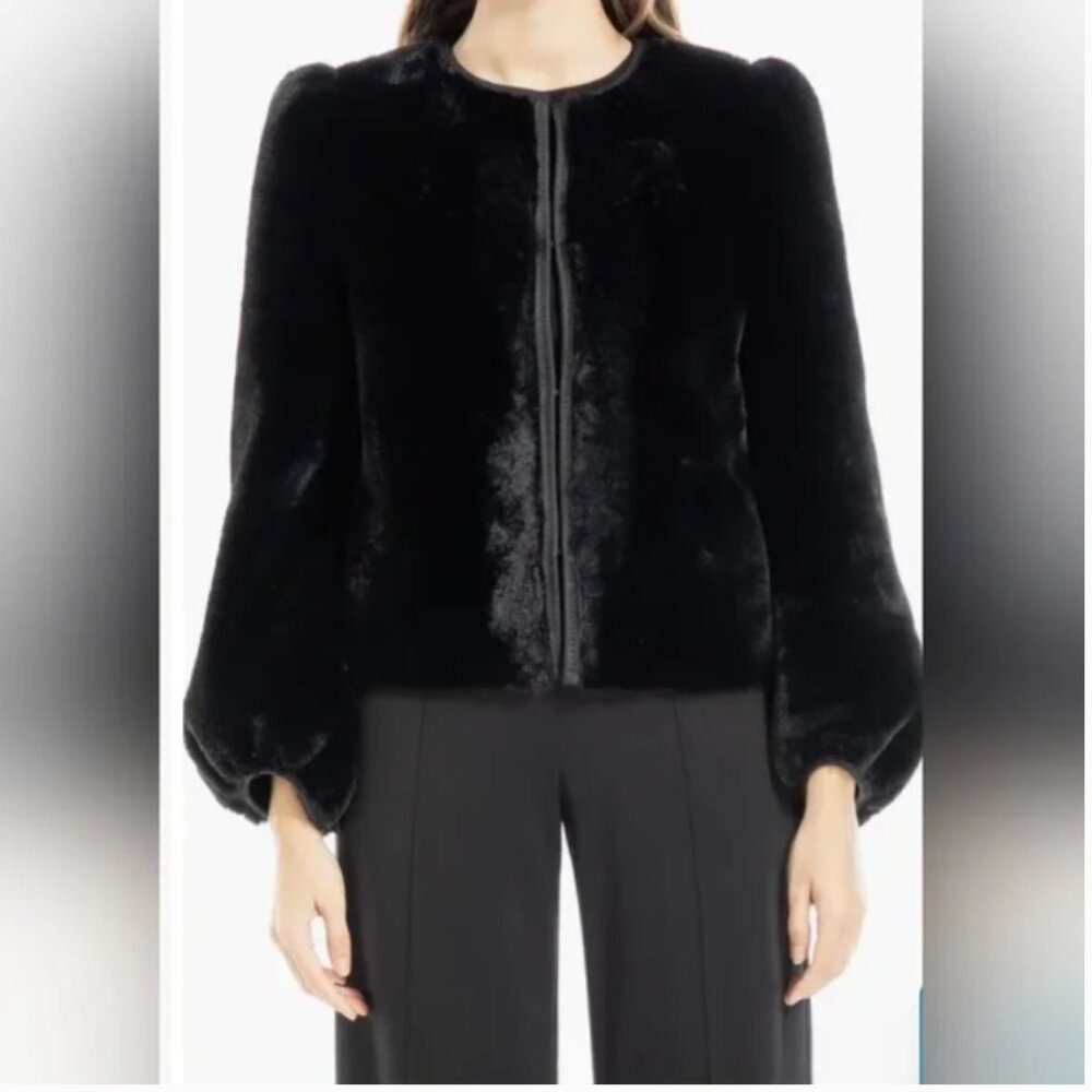 Max Studio Faux Fur Super Soft Jacket Coat size XL - Picture 2 of 10